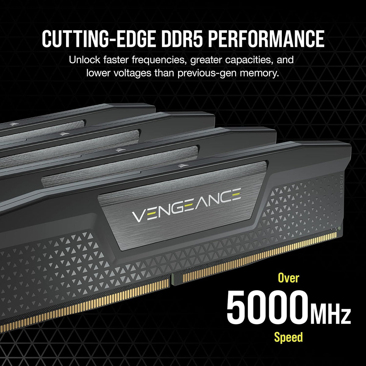 Corsair DDR5 desktop memory modules side profile
