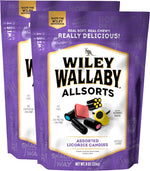 Wiley Wallaby 8 Ounce Allsorts Gourmet Australian Style Soft & Chewy Assorted Licorice Candy (1 Pack) - Image 9