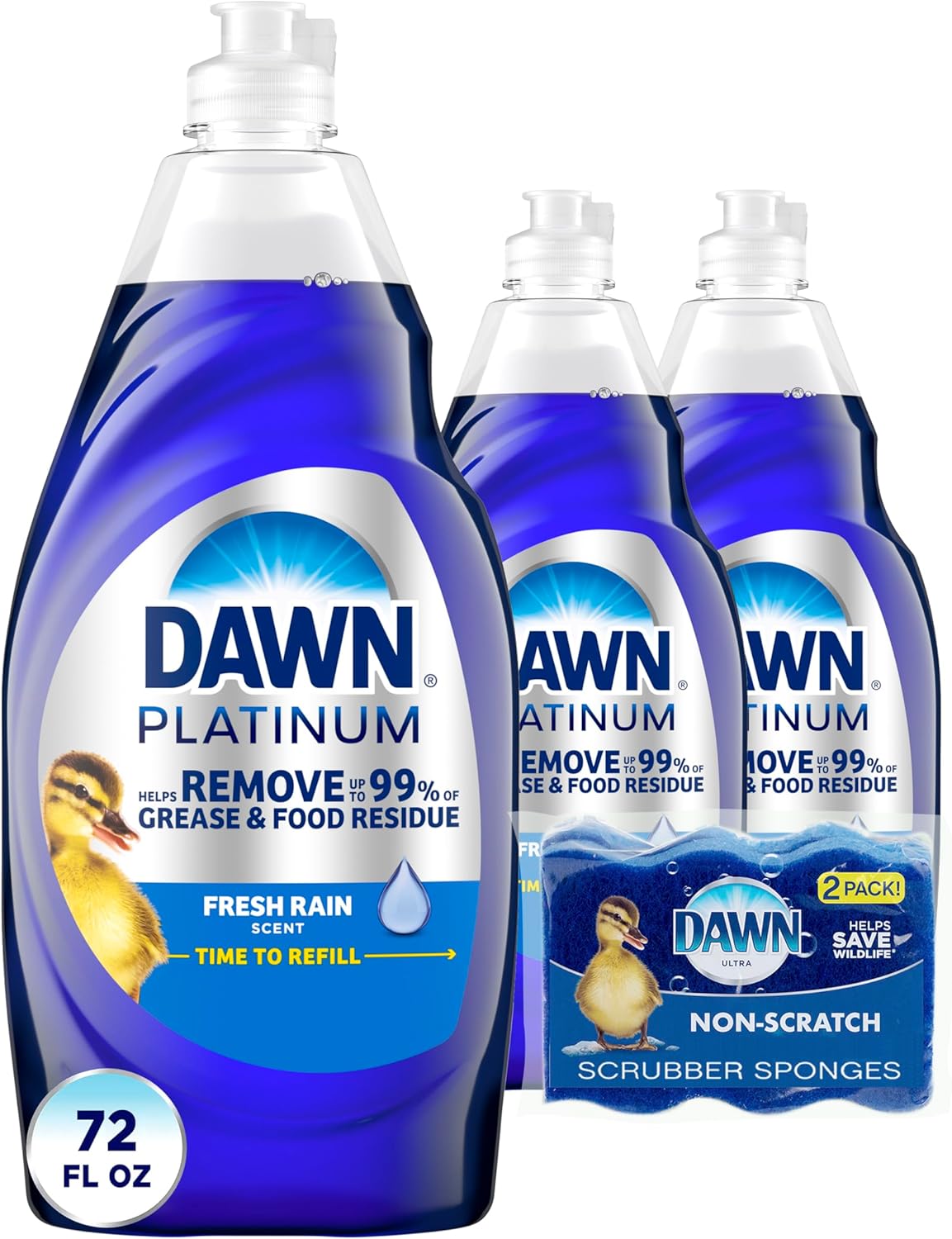 Dawn lemon dish soap bottle back label details