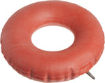 Drive Medical inflatable rubber cushion red front view for seating comfort