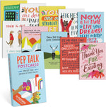 Em & Friends Pep Talk Postcard Book, 20 Postcards (2 Each 10 Styles) - Image 1