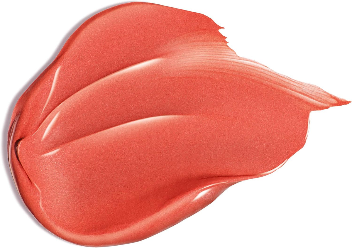 Clarins Joli Rouge Lipstick open bullet showing satin texture