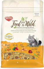 Kaytee Food From The Wild Chinchilla front view of 3 pounds bag.