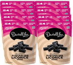 Darrell Lea non GMO soft Australian licorice packaging back showing ingredients