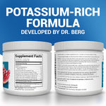 Authentic Dr Berg zero sugar electrolyte supplement with potassium and pink Himalayan salt.