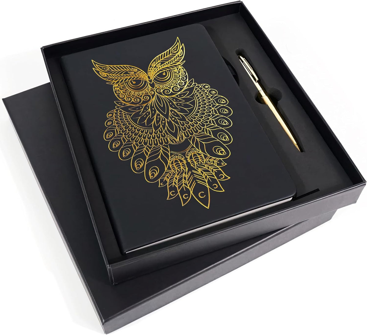 Veway Tree of Life Journal and Pen Gift Set - Vegan Leather Journal with Pen - Professional Diary for Women or Men - A5 Hardcover Fancy Notebook Gift Set - Index & 224 Lined Pages - Image 10
