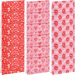 Chivertion Valentine's Day Pocket Tissues front view showing romantic heart themed packaging for travel.