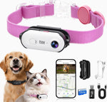 4K UHD Dog& Cat Pet Camera Collar, Video Recorder with Phone App View, Outdoor & Indoor POV Action Cam for Small and Medium-Size Dogs(Black - Pink Waterproof Collar - M, 128g) - Image 15