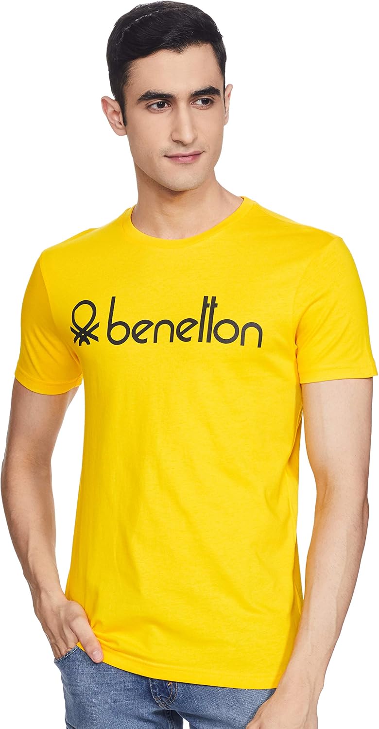 United Colors of Benetton Men's Cotton Regular Fit T-Shirt - Image 1