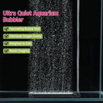 Weighted air stone diffuser creating an ultra fine mist of bubbles.
