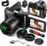 Yatao Ultra HD 6K digital camera front view showing the dual lens system