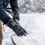 Showa cold weather gloves highlighting thermal fleece interior lining