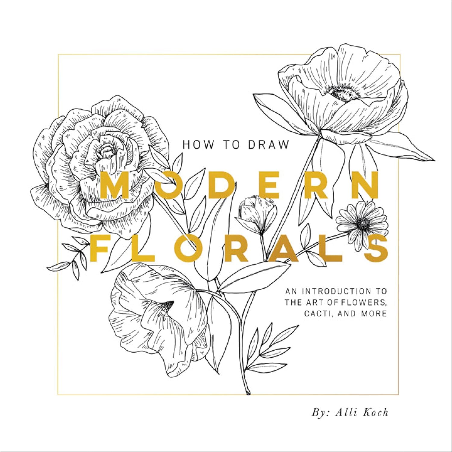 Alli Koch How To Draw Modern Florals front cover paperback