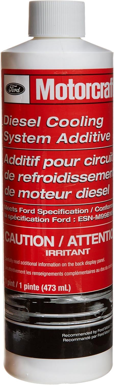 Ford Genuine Fluid VC8 diesel cooling system additive front view bottle for cavitation protection