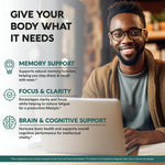 Nutraharmony Lions Mane Supplement Capsules dosage and serving size information