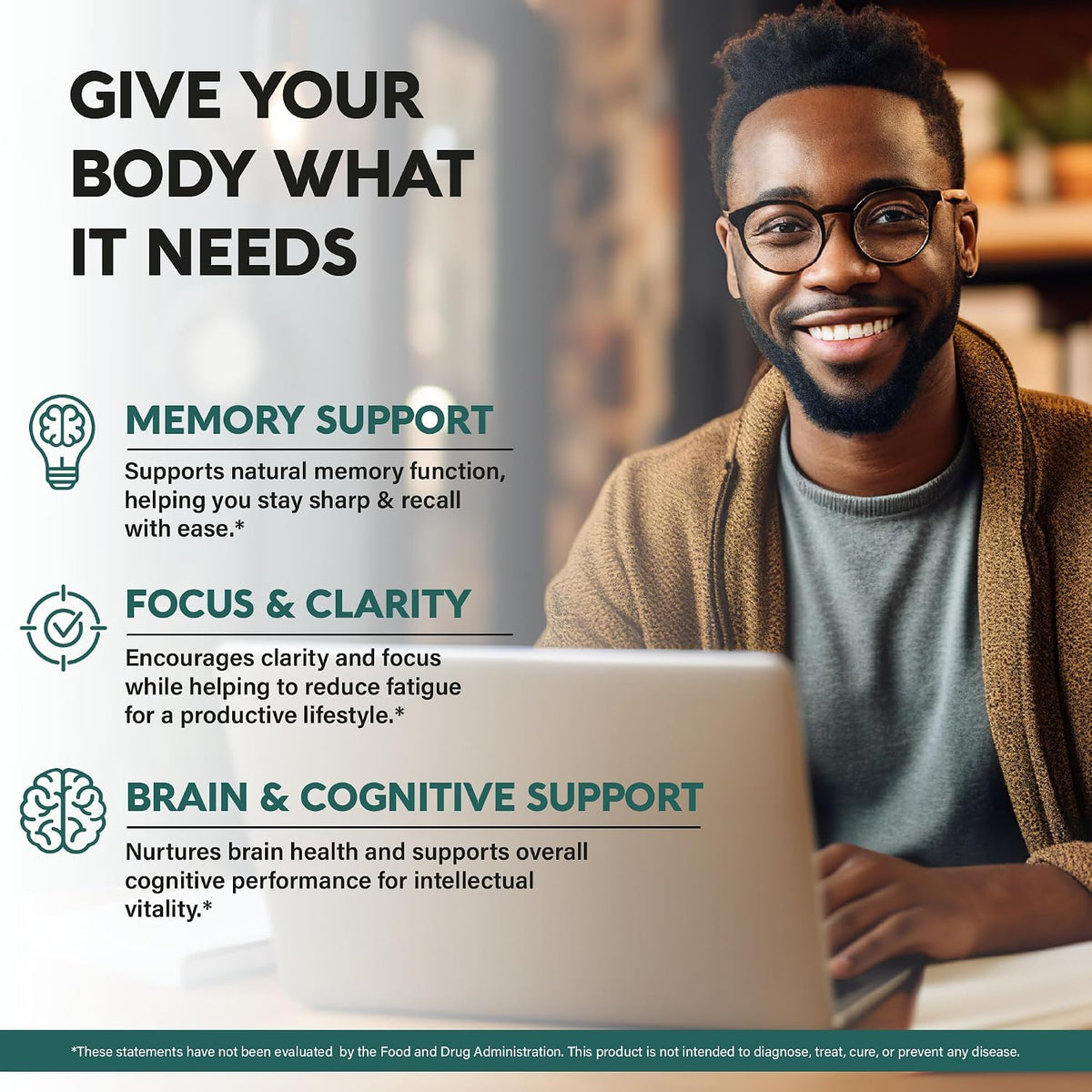Nutraharmony Lions Mane Supplement Capsules dosage and serving size information