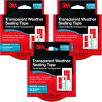 3M Indoor Transparent Weather Sealing Tape, 1.5 in x 30 ft - Image 3