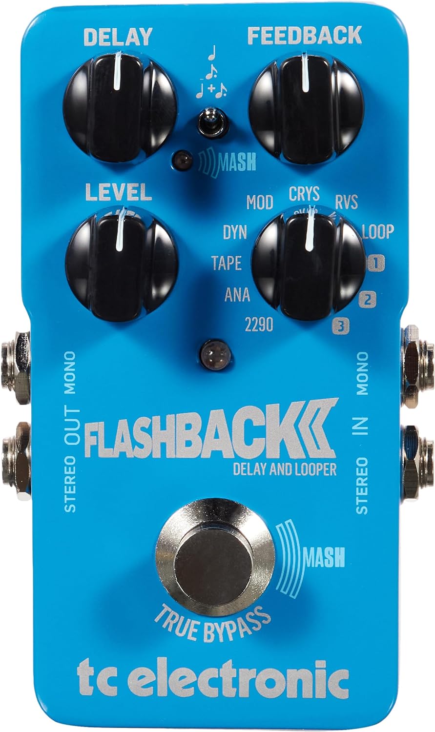 TC Electronic Flashback 2 delay pedal front view guitar effect