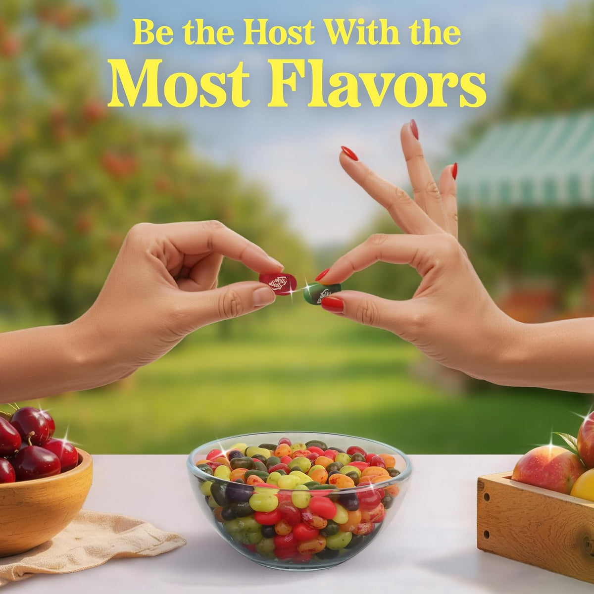 Gluten-free Jelly Belly Farmstand Fruit collection ingredients