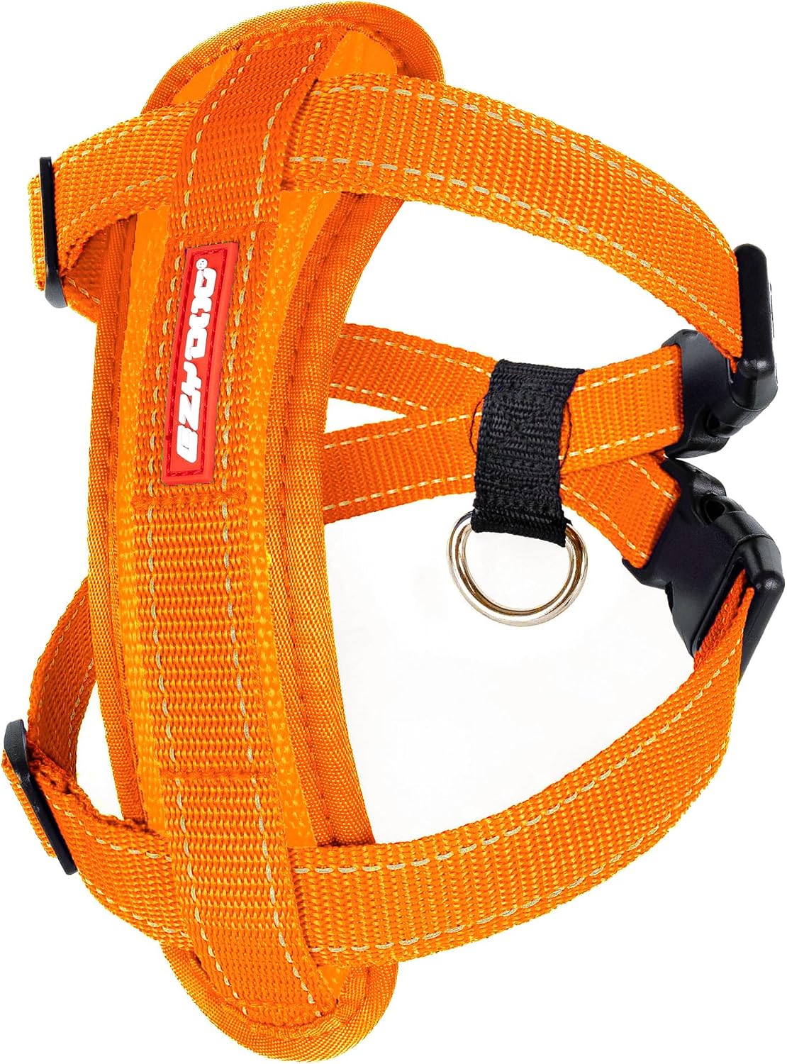 EzyDog Chest Plate No Pull Dog Harness - Escape Proof Harness with Reflective Stitching and Comfort Padding for Easy Walks, Training & Control - Car Restraint Included (Large, Black) - Image 9