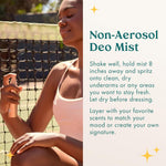 Kopari Paradiso deodorant mist packaging angle view