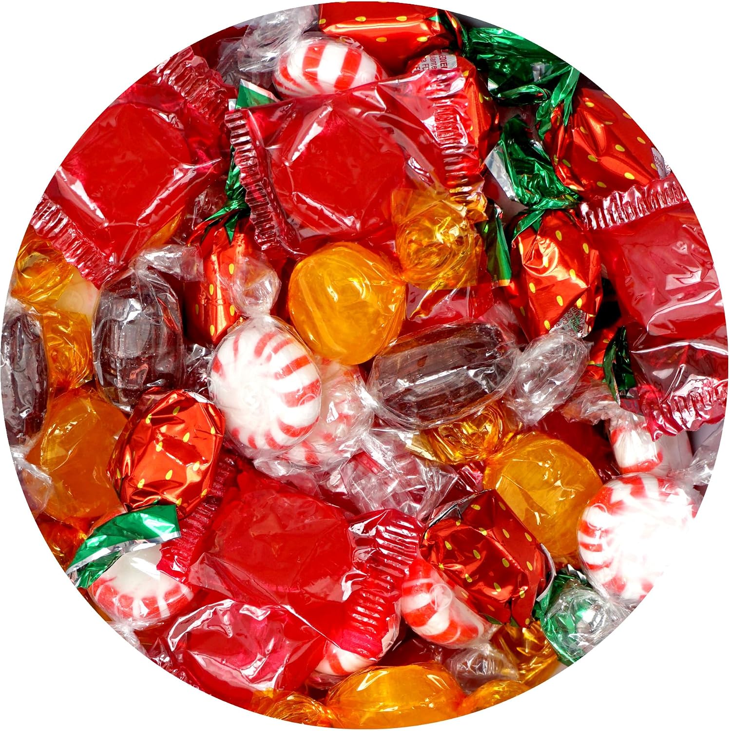 The Hampton Candy Company Old Fashioned Hard Candy Assortment front view