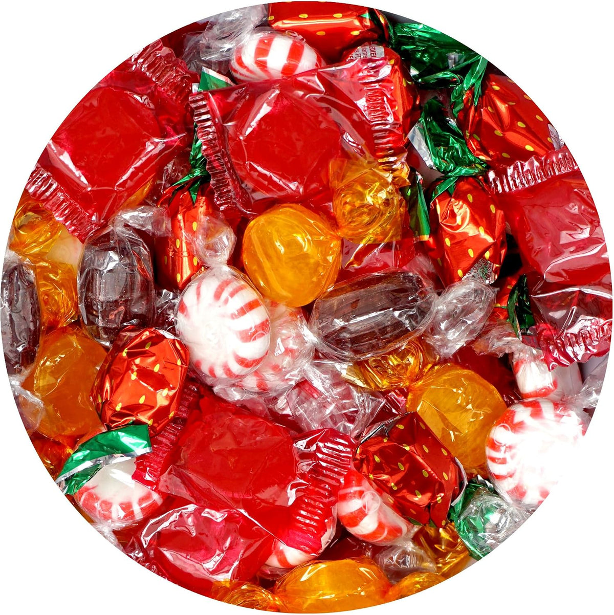 The Hampton Candy Company Old Fashioned Hard Candy Assortment front view