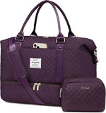 LOVEVOOK Travel Duffle Bag,Weekender Bags for Women with Shoe CompartmentCarry on Overnight Bag with Toiletry Bag,Gym Duffel Bag with Wet Pocket, Hospital Bags for Labor and Delivery - Image 14
