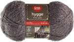 Red Heart Hygge yarn 8 ounce sterling front view