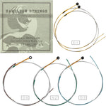 German steel core violin strings close up