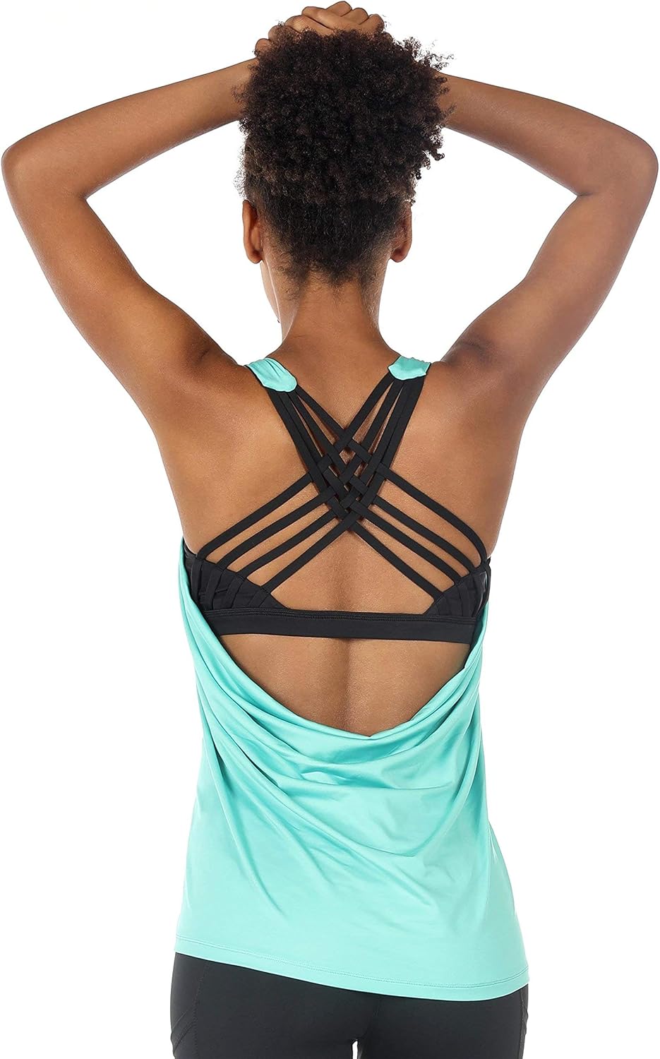 Icyzone women's fitness tank top full product display