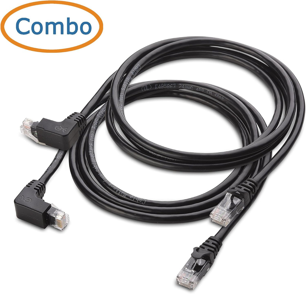 Cable Matters 90 degree connector close up