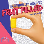 R.U.S. Candy fruit filled hard candy pack details and weight specification