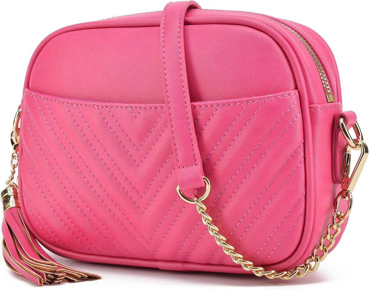 lola mae Quilted Crossbody Bag | Shoulder Purse - Image 11