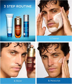 Clarins Men Exfoliating Cleanser ingredients and application guide