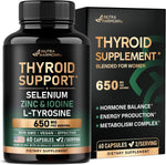 Nutraharmony thyroid support capsules front view bottle packaging