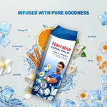 Navratna cool talc 400 grams package in hand