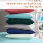 American Home Collection microfiber pillow cover vibrant color display