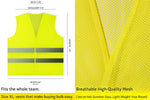 PeerBasics safety vest folded 20 pack stack