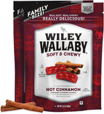 Wiley Wallaby gourmet licorice candy bag highlighting no high fructose corn syrup.