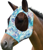 Pastel mix pattern detail on Harrison Howard pony mask