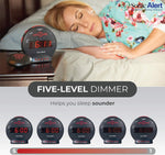 Sonic Alert heavy sleepers alarm clock with 12V bed shaker pad