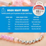 Beadalon jewelry making cord for beaded bracelets