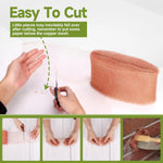 Rustproof copper mesh roll unrolled to show full length