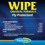 Farnam horse fly protectant packaging showing ingredients list and usage directions
