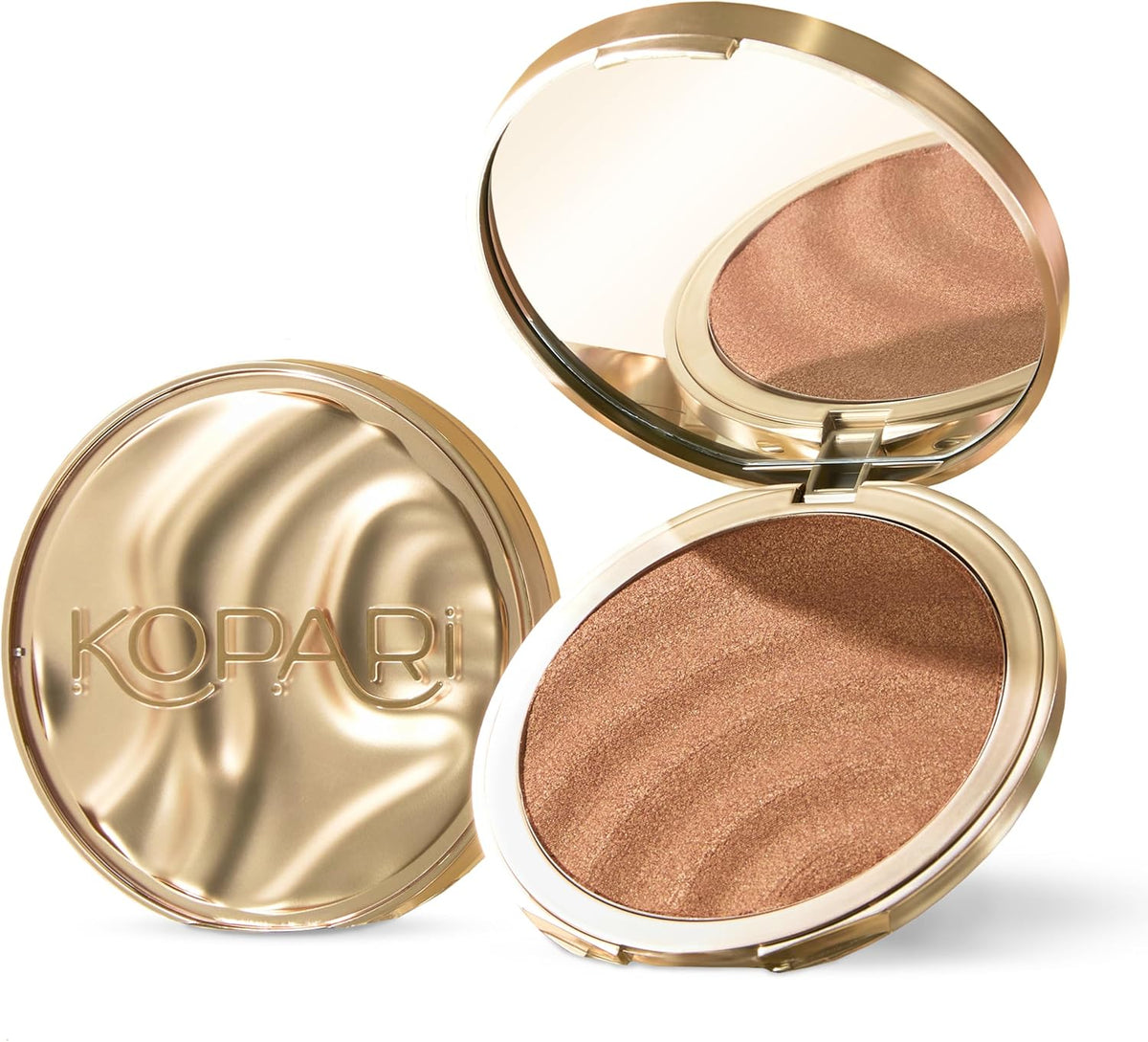 Kopari Sun Veil Illuminating Elixir Face Sunscreen top cap and dropper detail