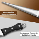Professional farrier knife sharpening stick designed for livestock care.