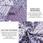 Reversible side of the Mybedsoul purple coverlet set