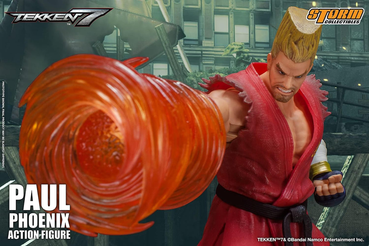 Storm Collectibles Paul Phoenix action figure dynamic combat stance