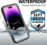 BEASTEK iPhone 14 Pro clear case back panel angle